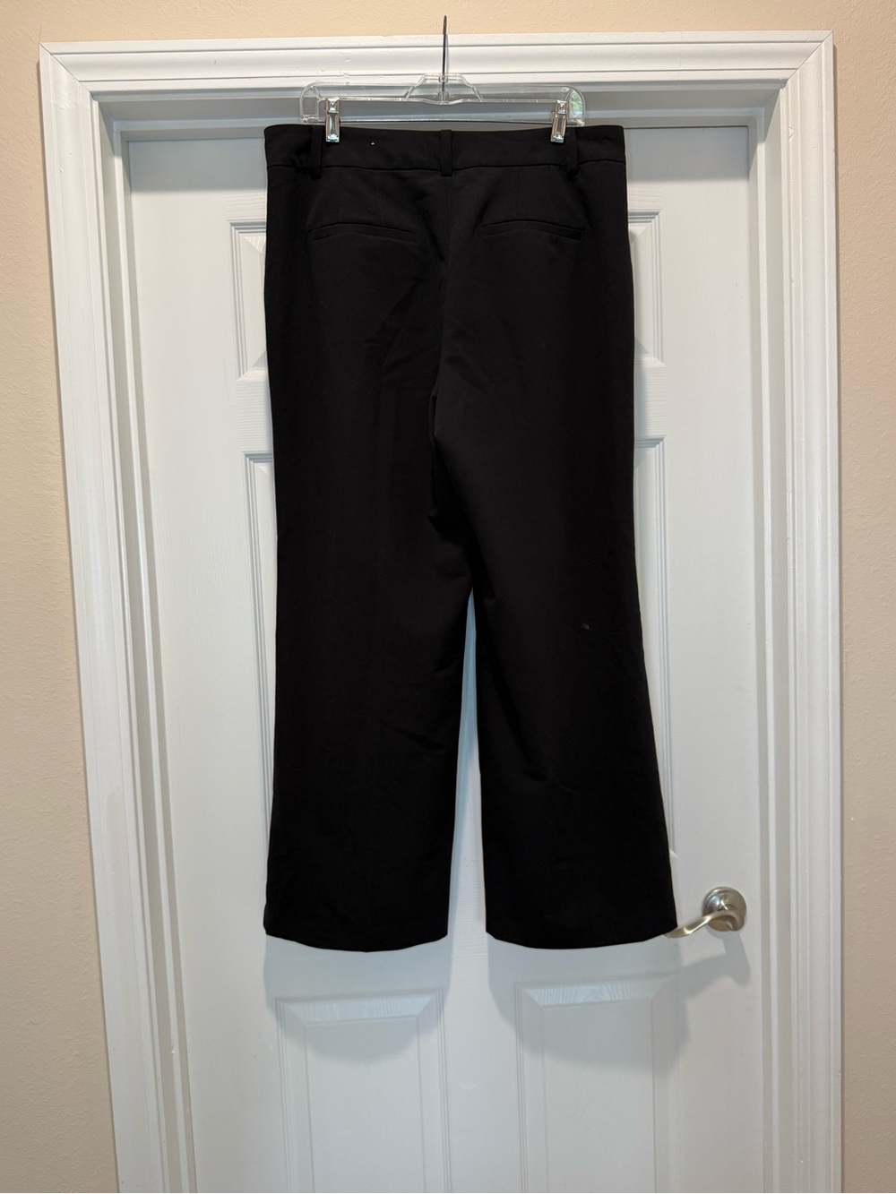Loft Wide Leg Black Trousers Size 14